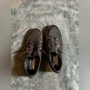 Black and white BOBS tennis shoes 7.5